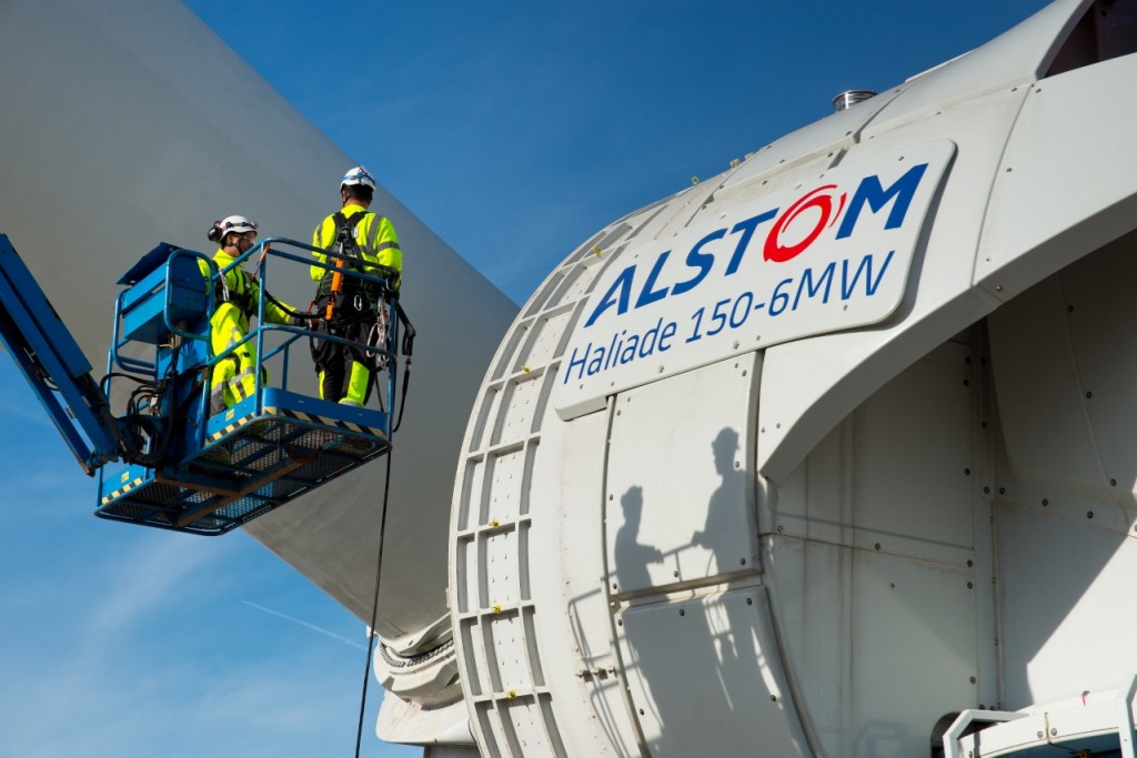 Eólica marina: Alstom instalará 66 aerogeneradores Haliade 150-6MW en un parque eólico.