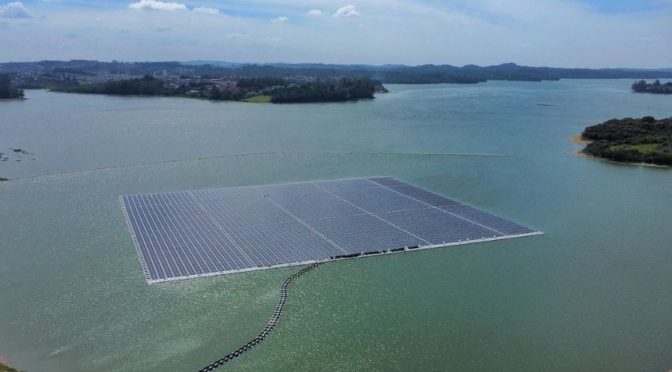 São Paulo inaugura central fotovoltaica flotante en la presa Billings